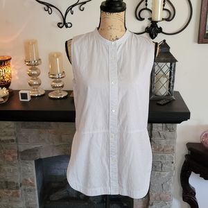 Vince Pinstripe Sleeveless Tunic